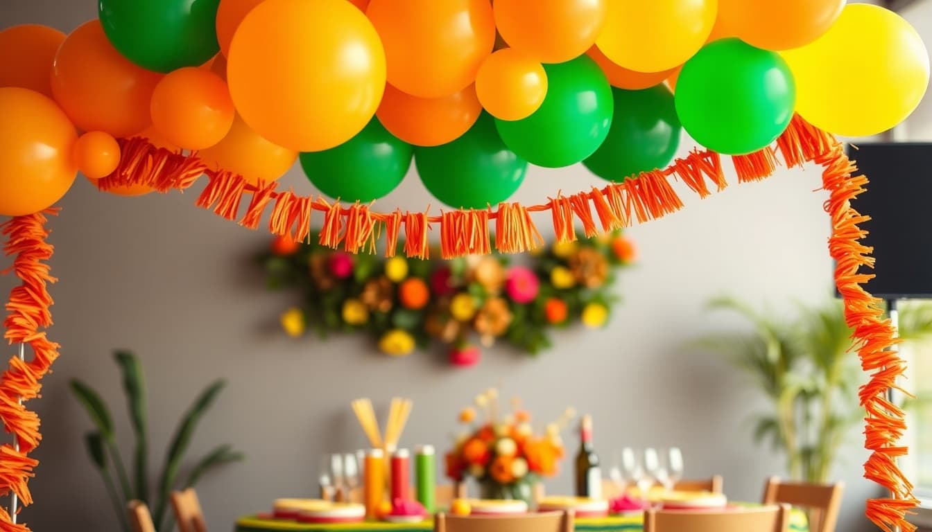 Cinco de Mayo Balloon Decorations in Kent