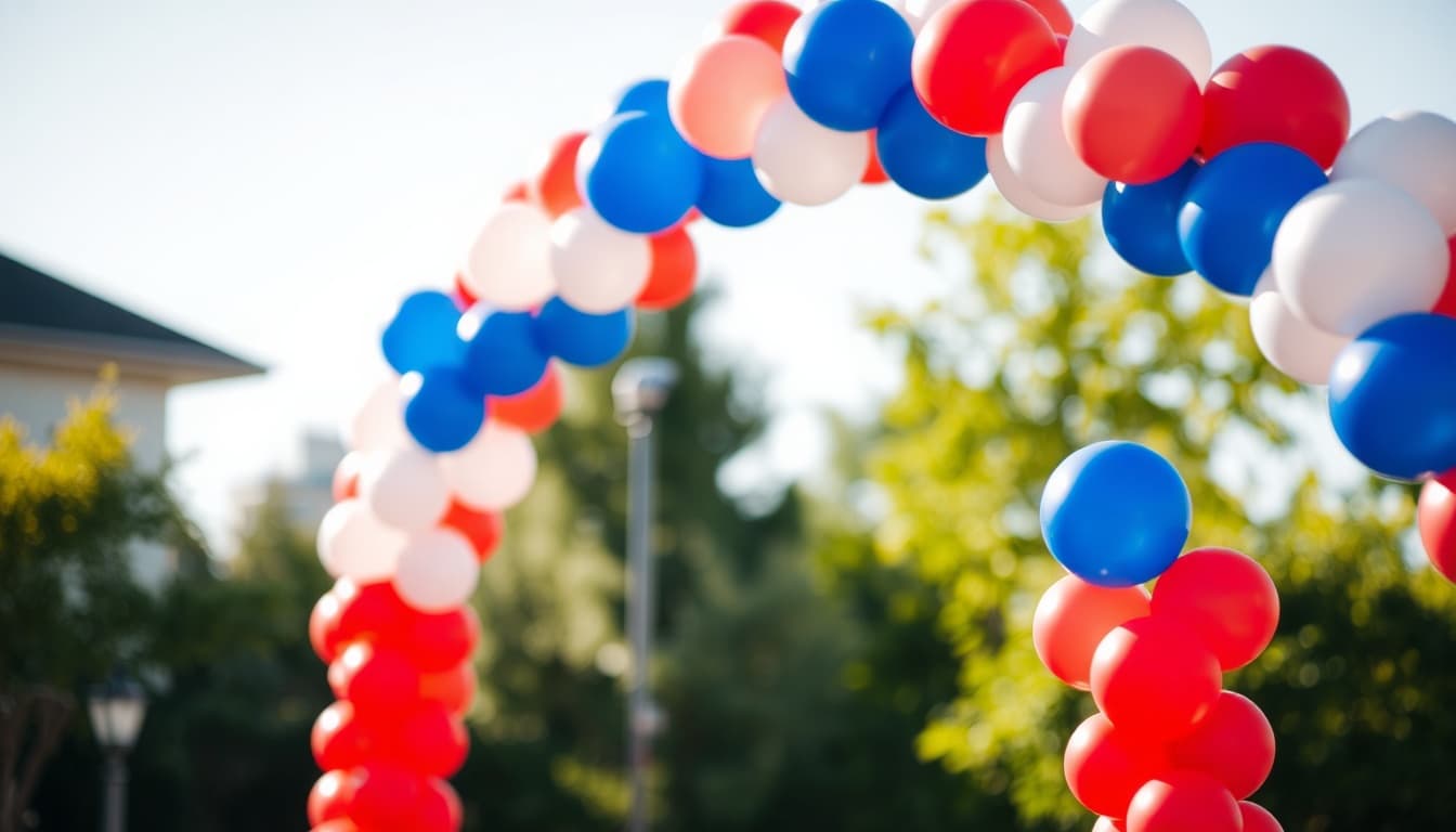 4th of July Balloon Decorations Seattle