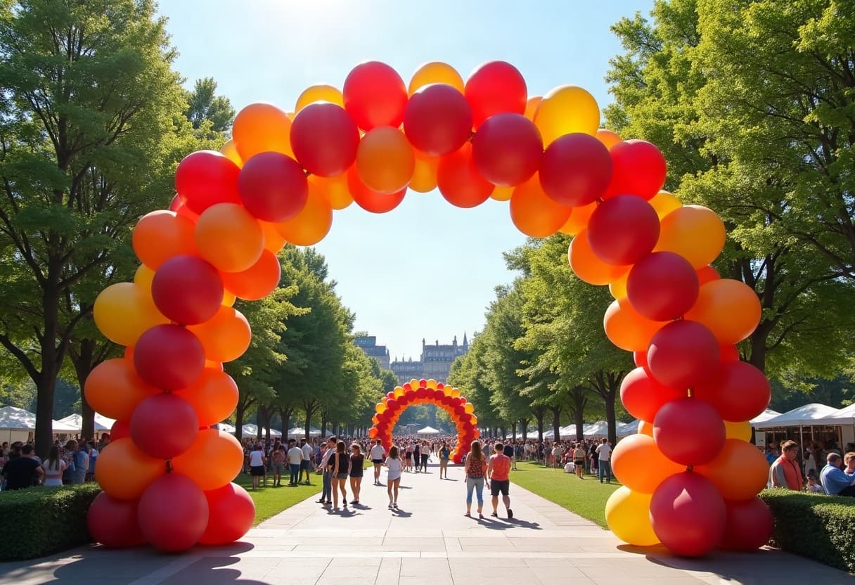 Large Balloon Installations for Events