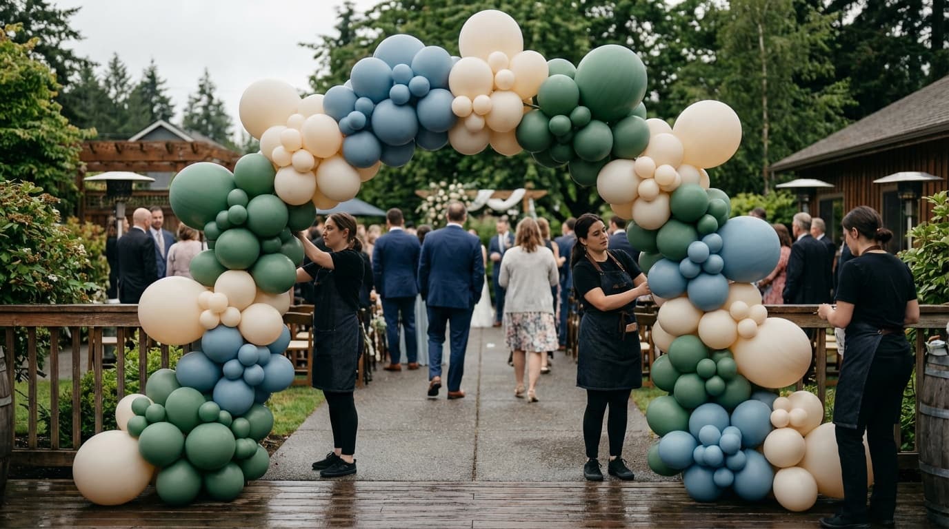Wedding Balloon Arch Decorations Renton | Balloon Decor NW