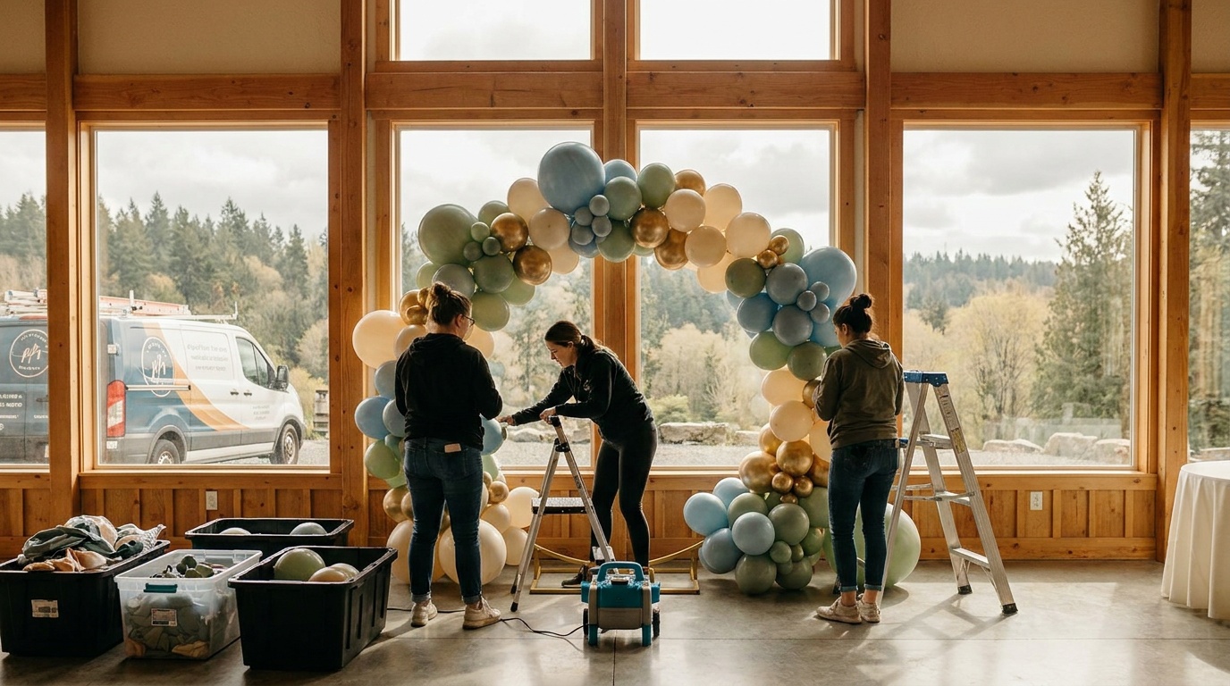 balloon arch setup for events Renton